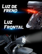 Bicicleta Eléctrica Plegable Ligera Batería Litio Removible