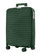 Maleta De Cabina Rigida Carry On Ruedas 360° Candado Tsa Verde Lisa